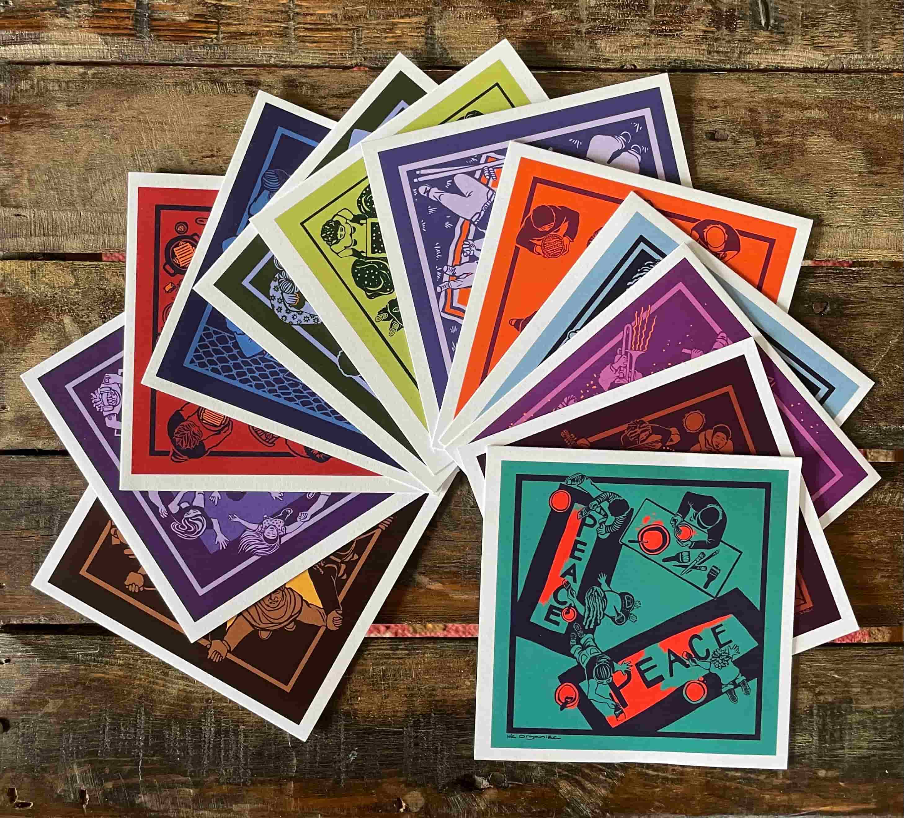 Mix and Match Cards from the We Gather Series – Radici Studios