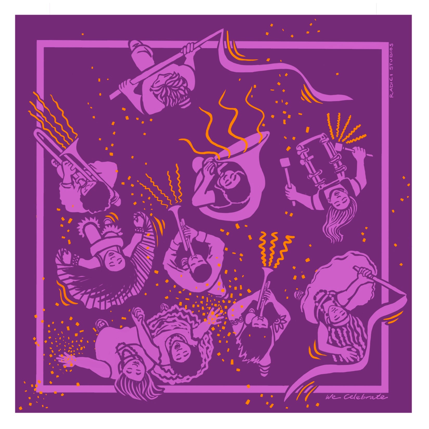 We Gather 2025 series digital color prints – Radici Studios