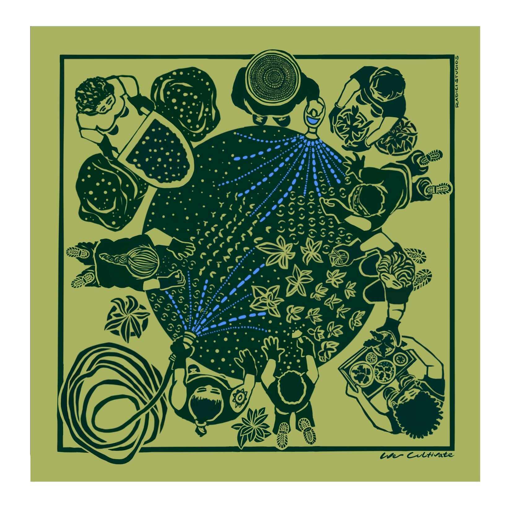 We Gather 2025 series digital color prints – Radici Studios