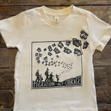 Migration is an Act of Courage Kids T-shirt