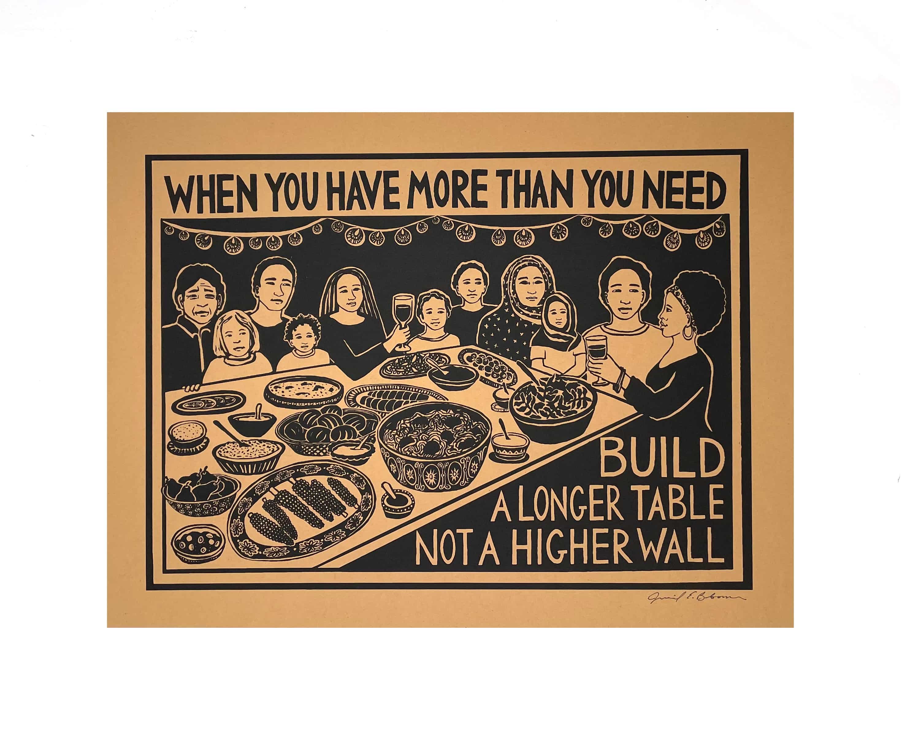 Art Print | Build a Longer Table