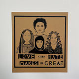 Art Print | Love Not Hate