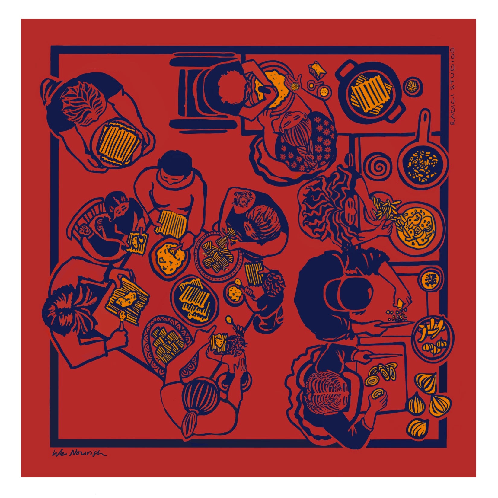 2025 We Gather series digital color prints