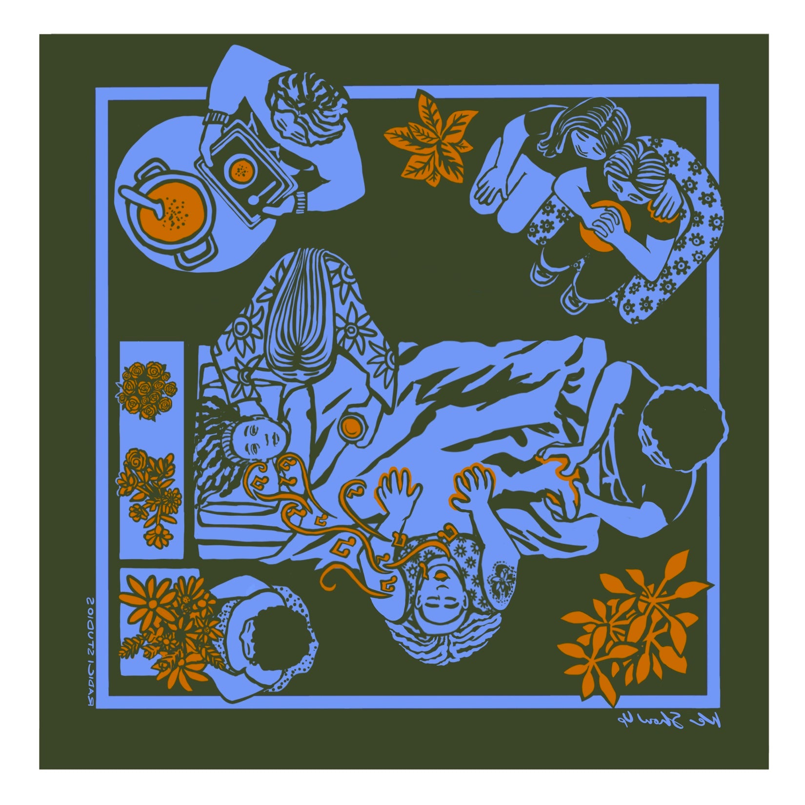 We Gather 2025 series digital color prints – Radici Studios